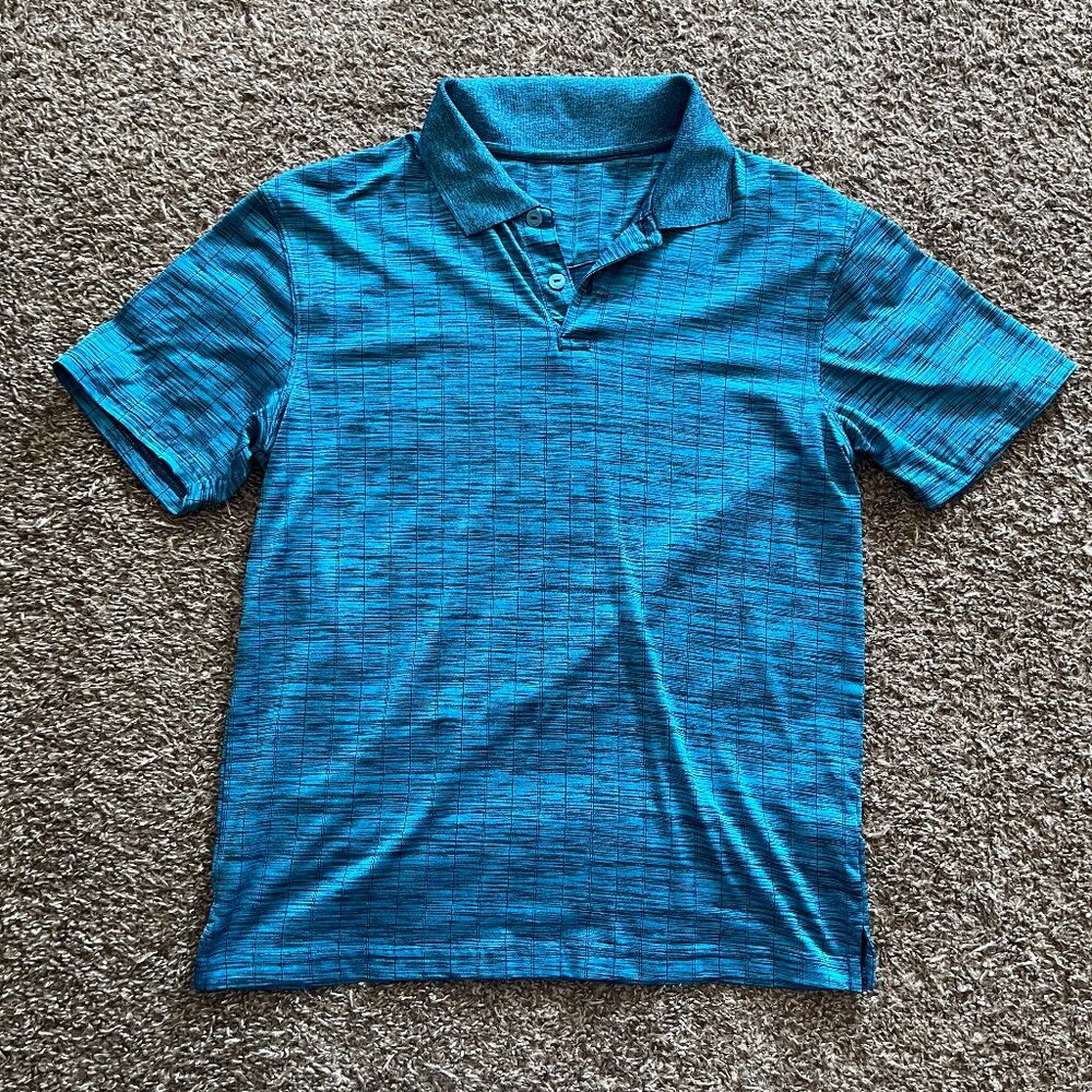 Haggar Men's Blue Collar Shirt